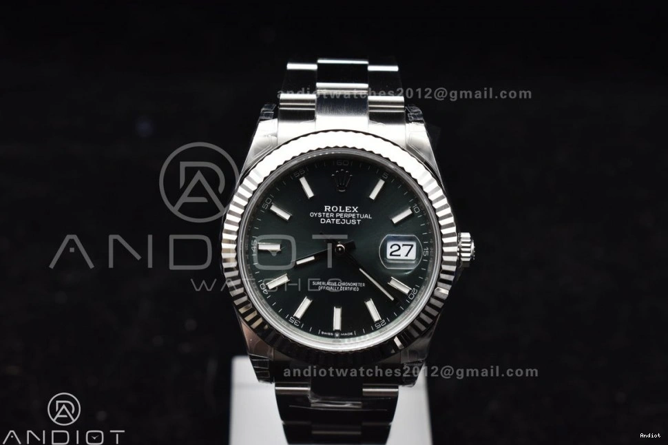 126334 Dial Oyster Bracelet VS3235 Edition 904L On Green 41 Best DateJust SS VSF 1:1 0116